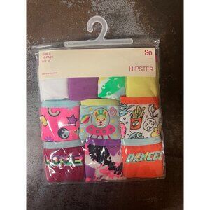 Girls SO 10-Pack Multicolor Hipsters Size 10